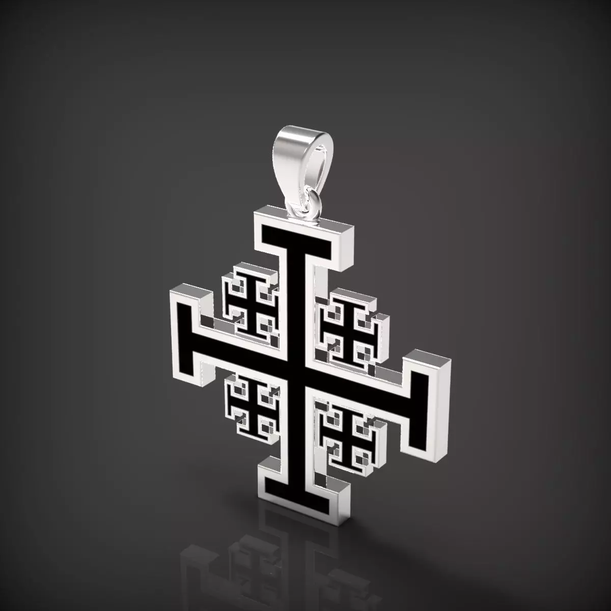 Jerusalem Cross 3D print model