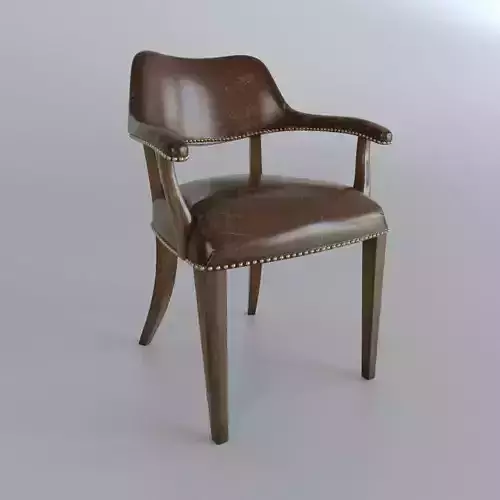 Jonathan Charles Walnut Library stool and armchair
