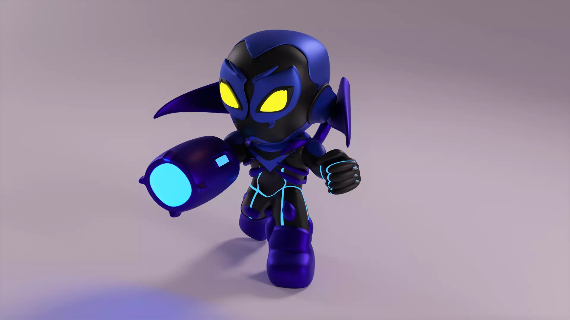 Blue Beetle 3D print model_0