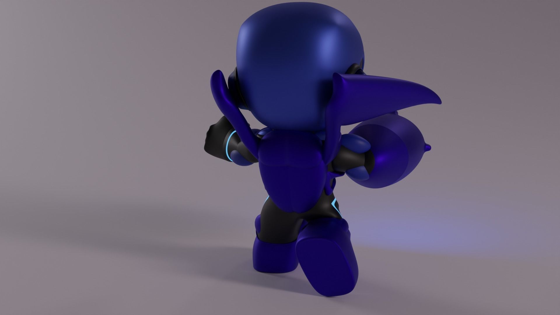 Blue Beetle 3D print model_10
