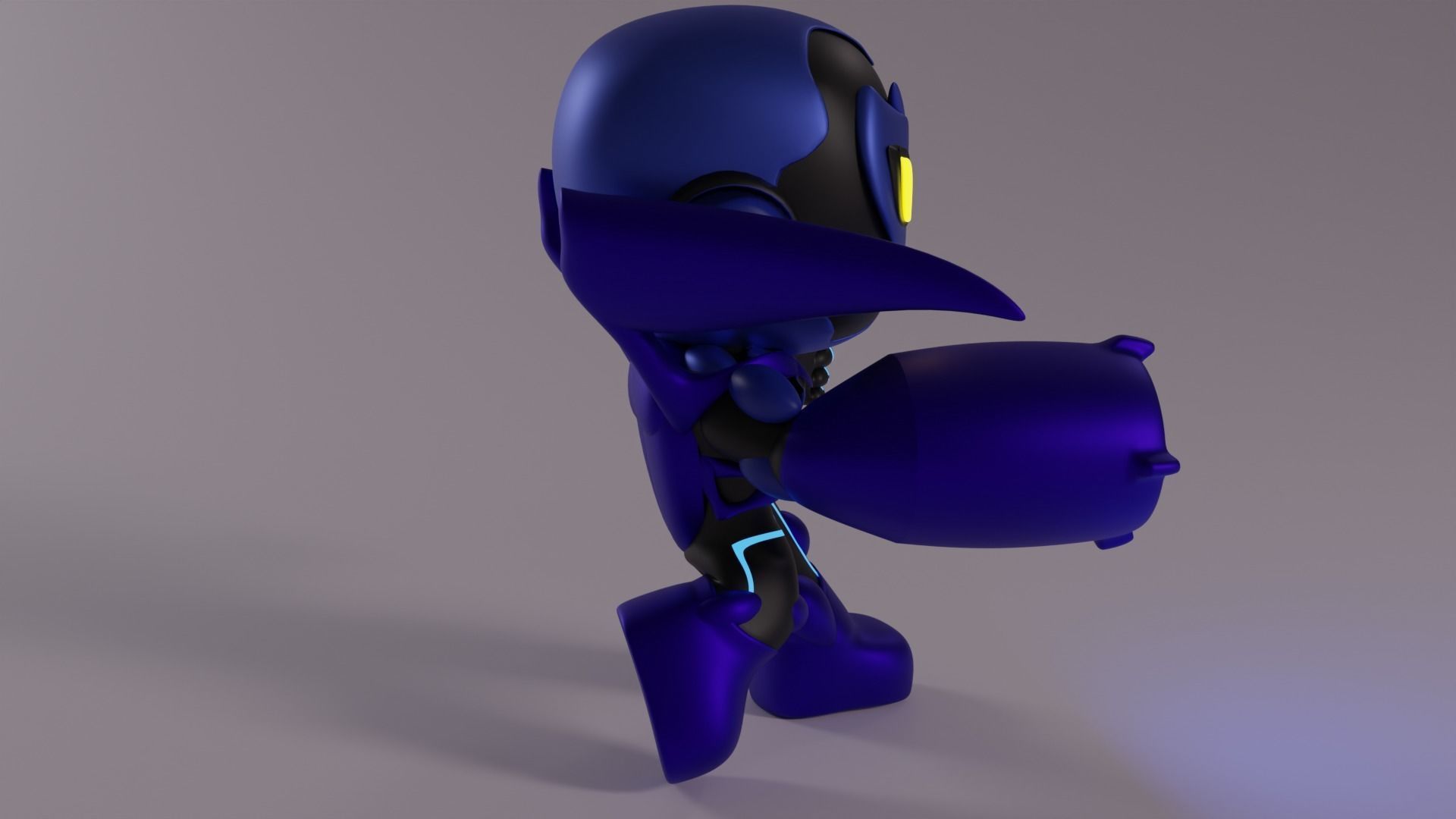 Blue Beetle 3D print model_13