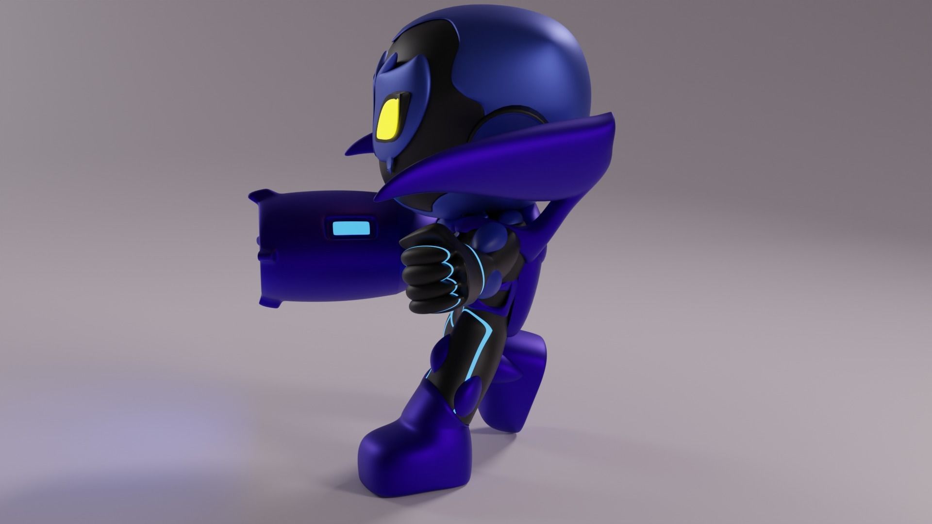Blue Beetle 3D print model_5