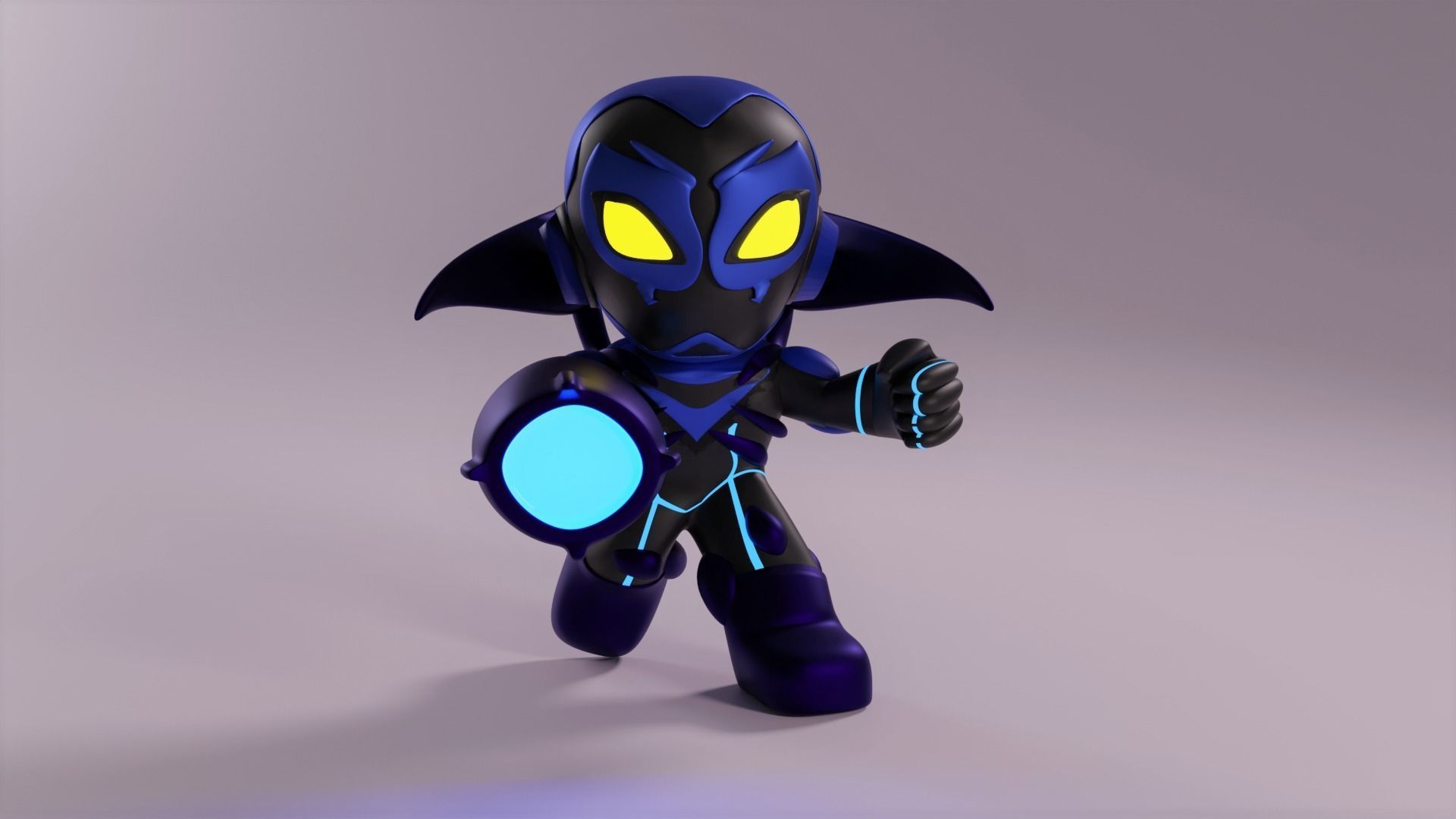 Blue Beetle 3D print model_2