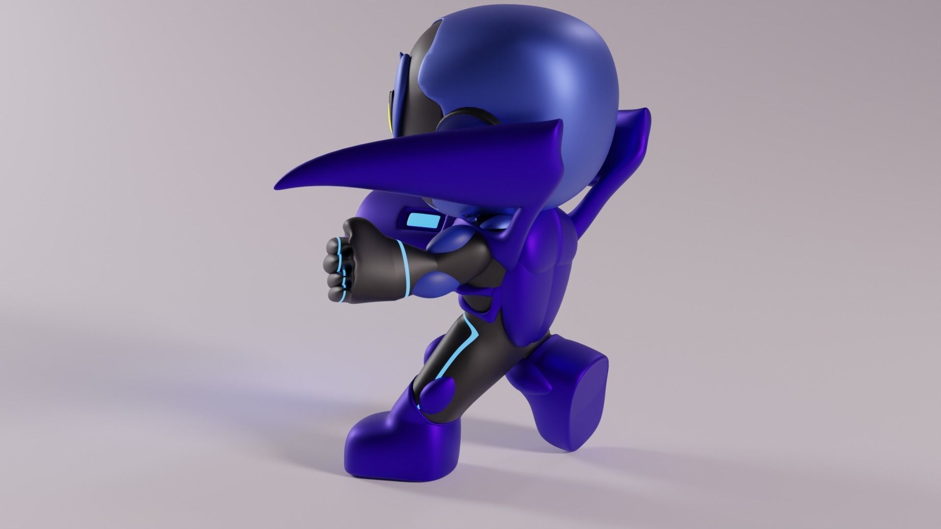 Blue Beetle 3D print model_7