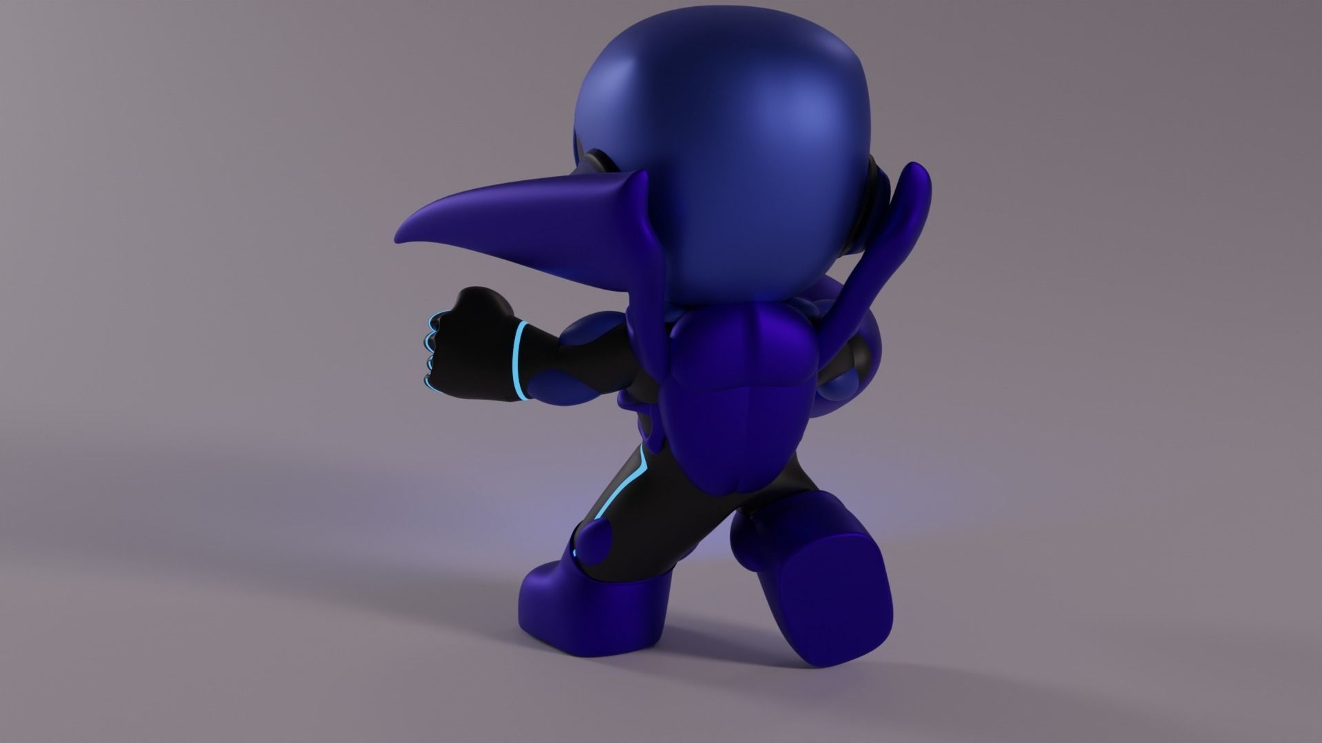Blue Beetle 3D print model_8