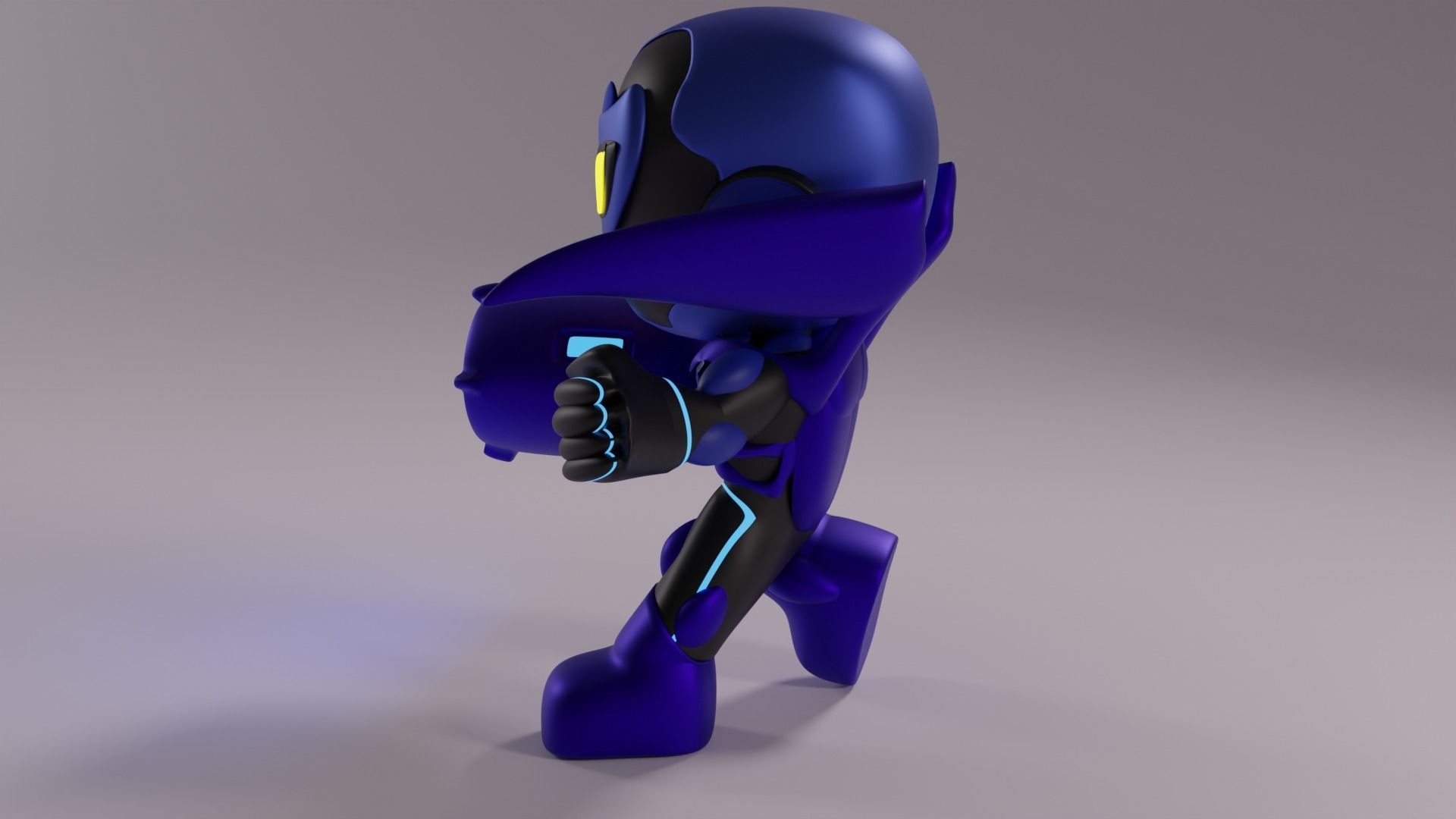 Blue Beetle 3D print model_6
