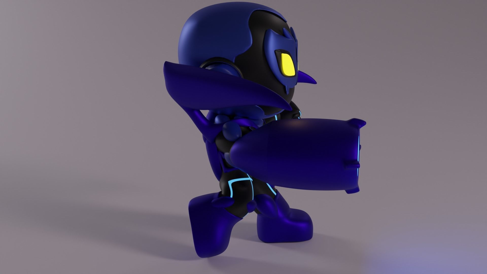 Blue Beetle 3D print model_14