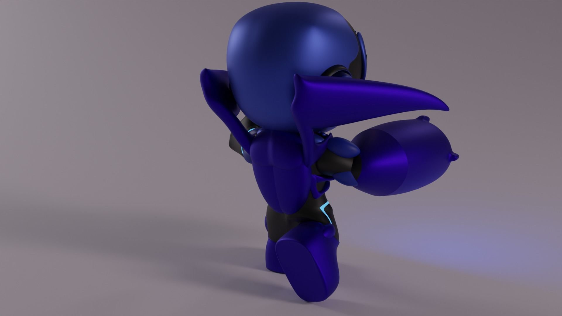 Blue Beetle 3D print model_11