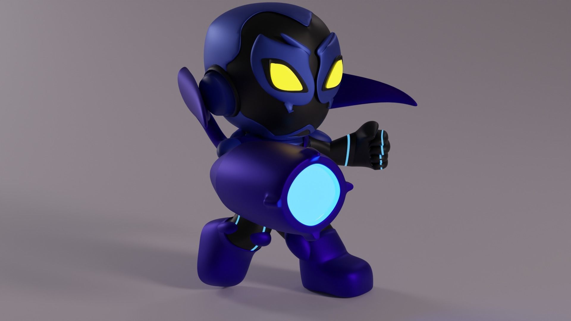Blue Beetle 3D print model_16