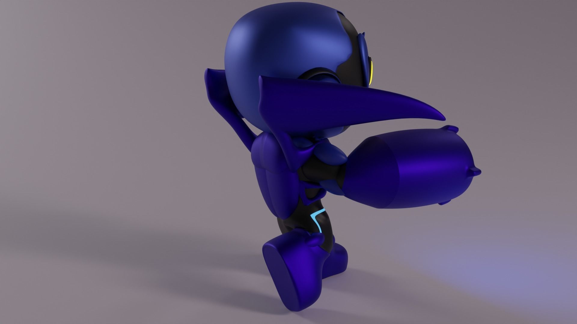 Blue Beetle 3D print model_12