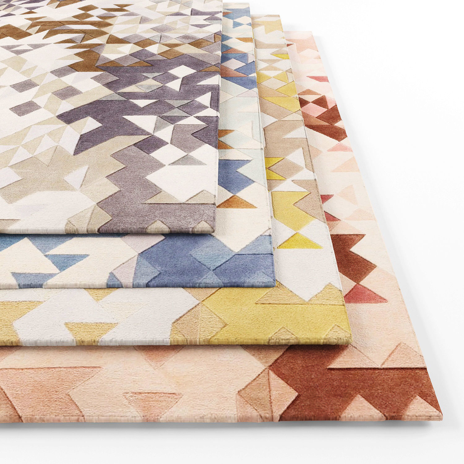 Rugs-1343 Low-poly 3D model_1