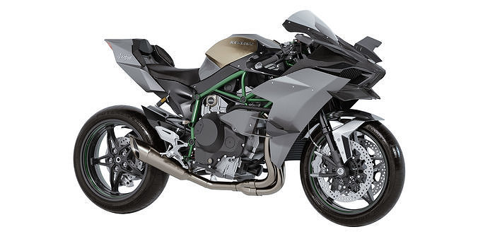 Kawasaki Ninja H2R 2023 3D model