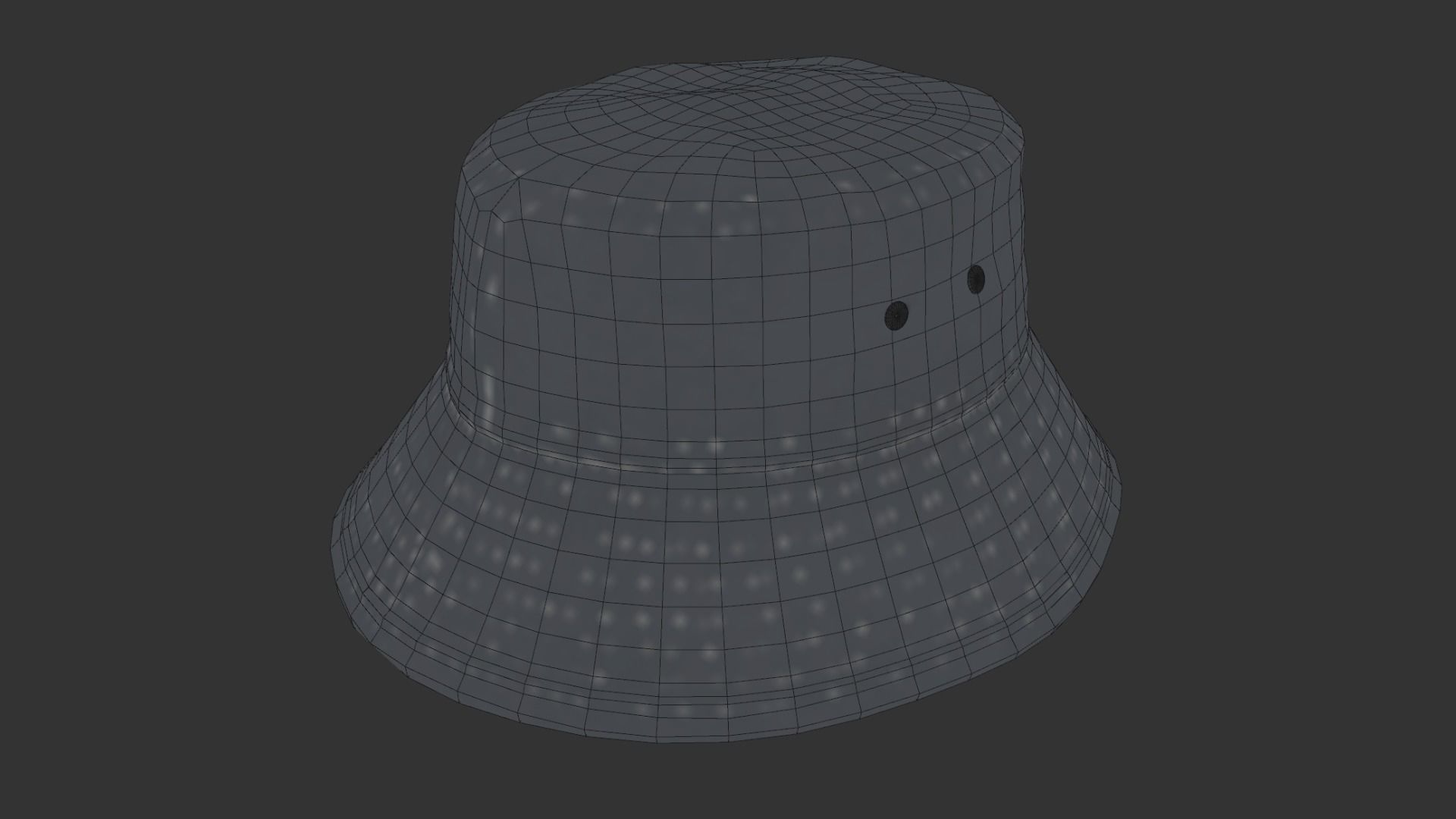 Bucket Hat PBR Low-poly 3D model ADIDAS Low-poly 3D model_5