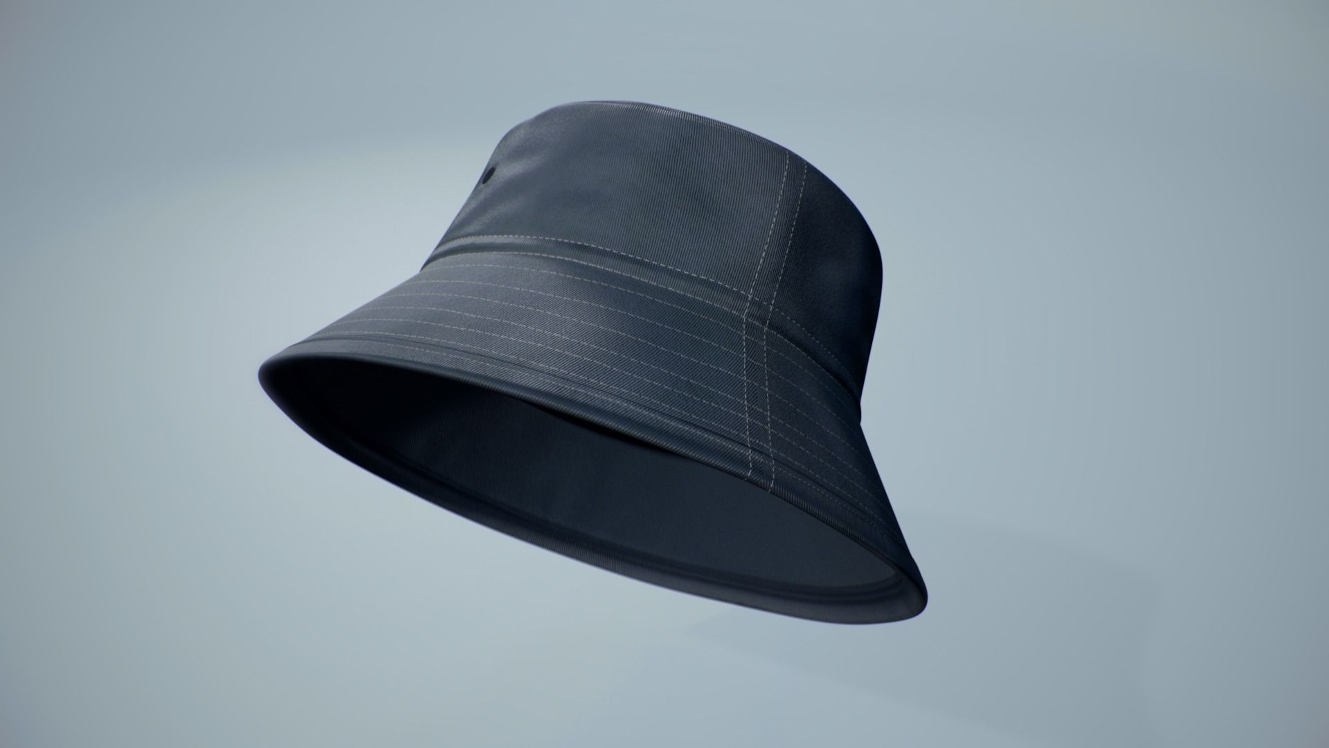Bucket Hat PBR Low-poly 3D model ADIDAS Low-poly 3D model_4