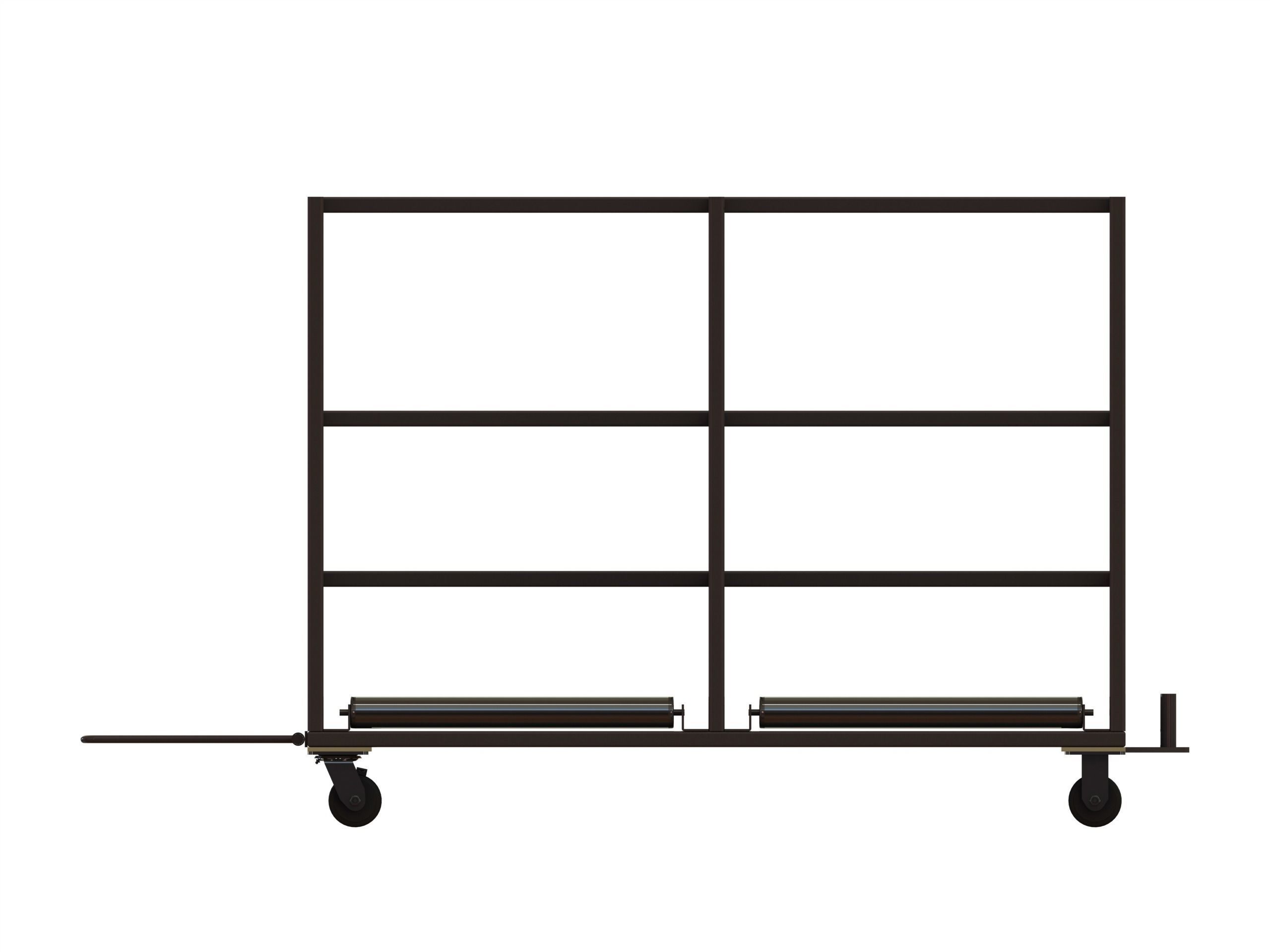 Roller Transfer Carts Trolley Free 3D model_1