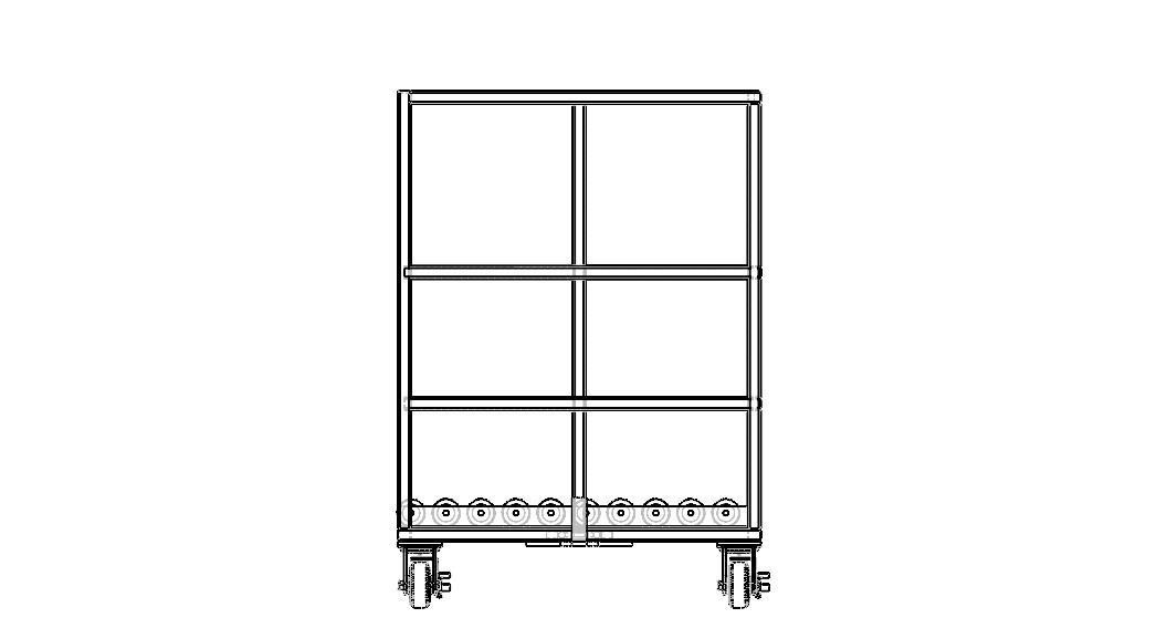 Roller Transfer Carts Trolley Free 3D model_24
