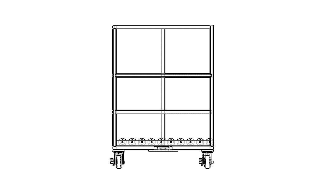 Roller Transfer Carts Trolley Free 3D model_21