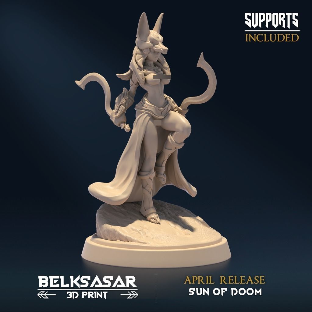 Doomblades of Dark Sun Nude and Normal Set x8 3D print model_5
