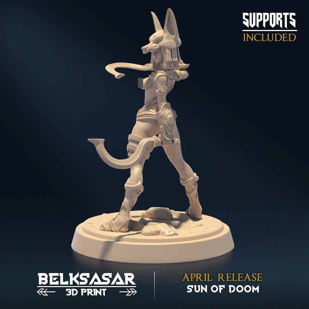 Doomblades of Dark Sun Nude and Normal Set x8 3D print model_1