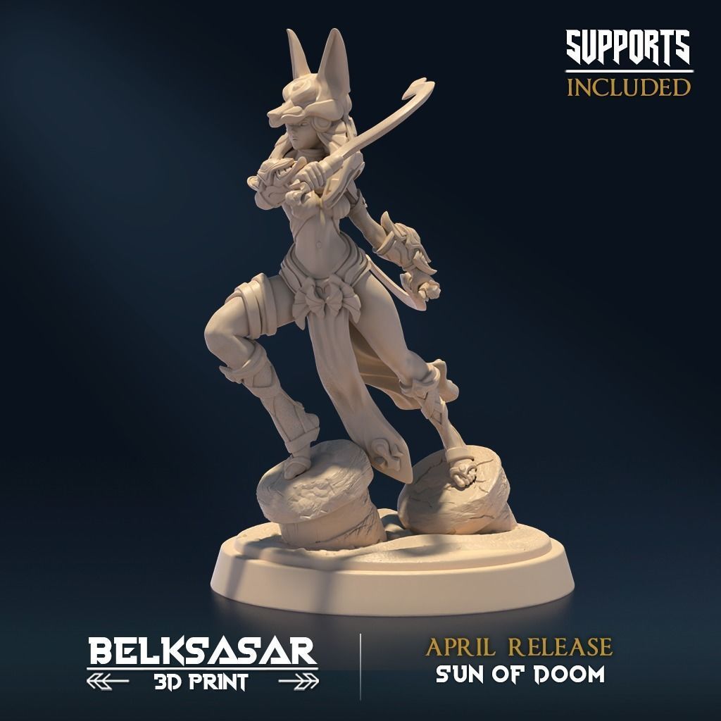 Doomblades of Dark Sun Nude and Normal Set x8 3D print model_4