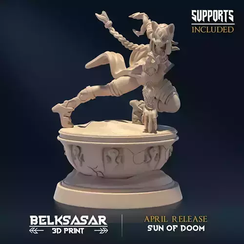 Doomclaws B Nude 3D print model