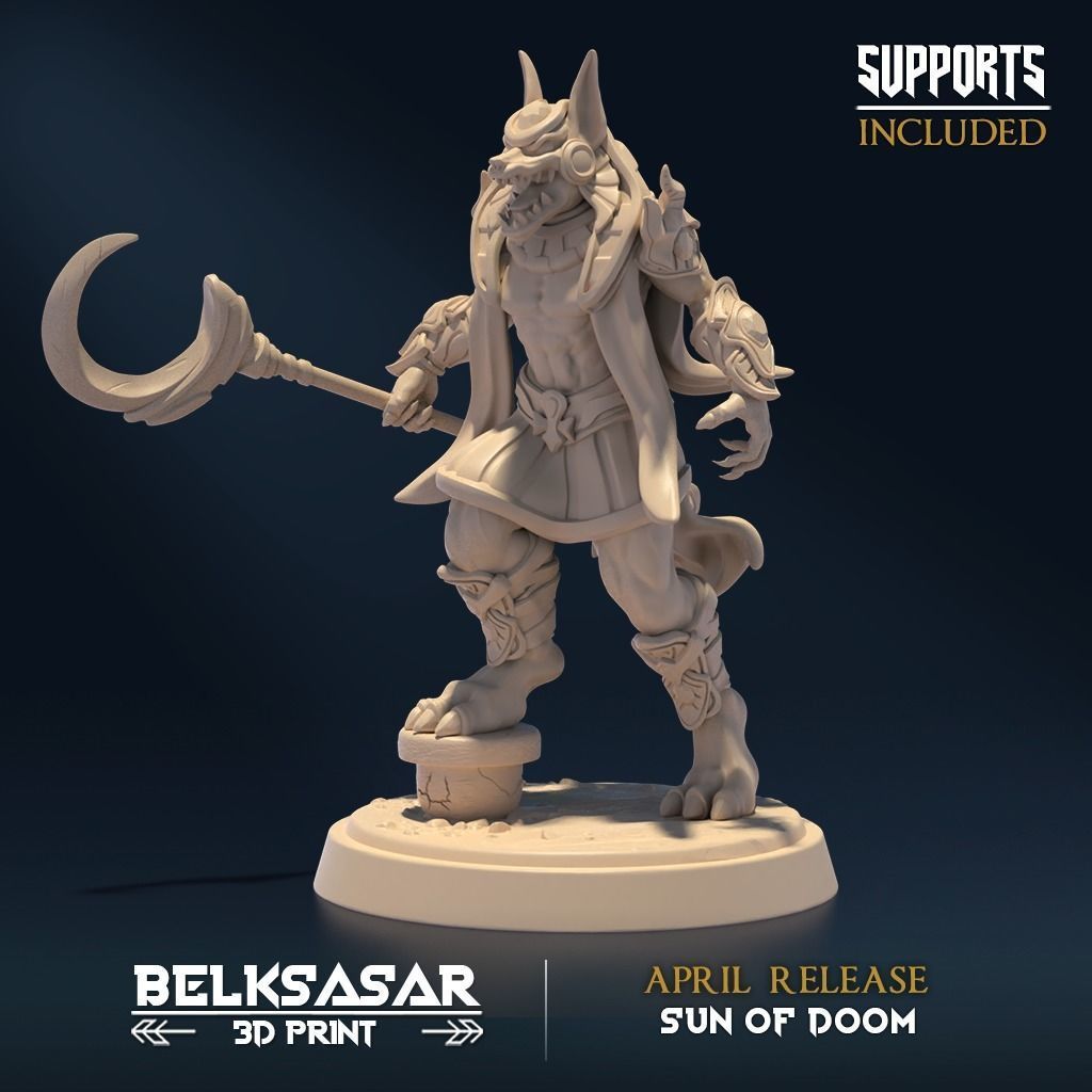 Sandtomb Guardian Set x4 3D print model_2