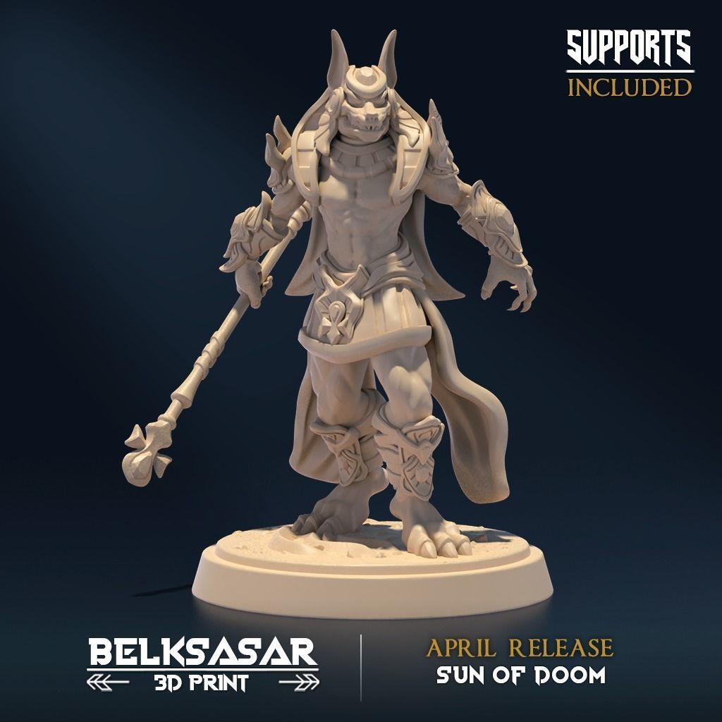 Sandtomb Guardian Set x4 3D print model_1
