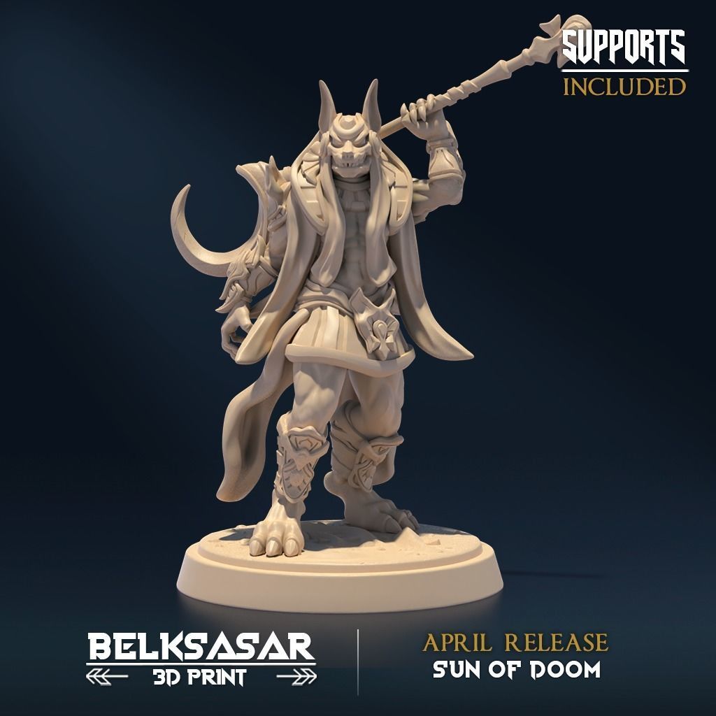 Sandtomb Guardian Set x4 3D print model_4