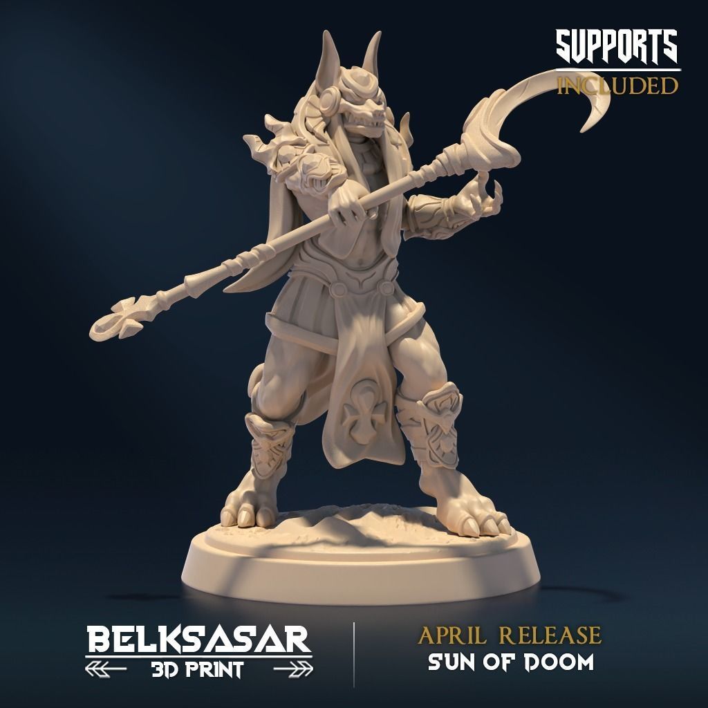 Sandtomb Guardian Set x4 3D print model_3