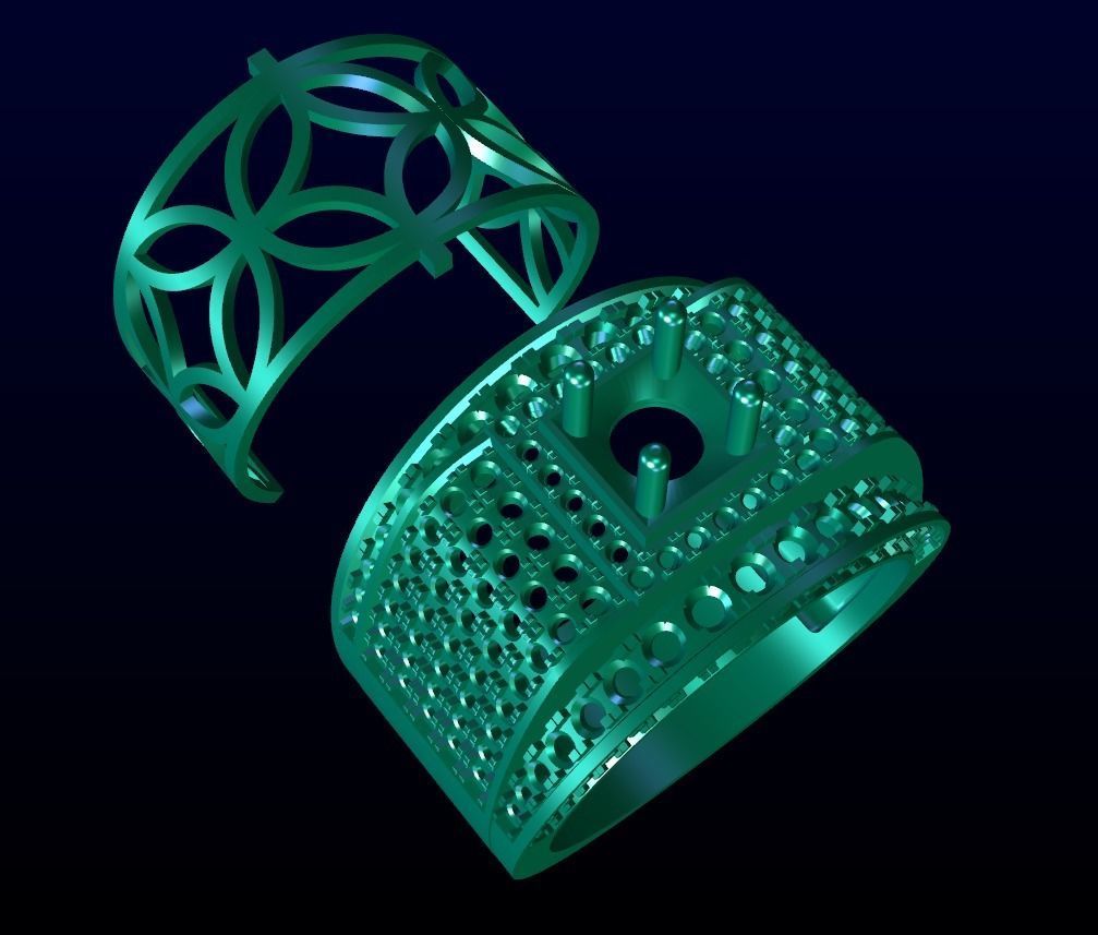 Men Ring 5 3D print model_8