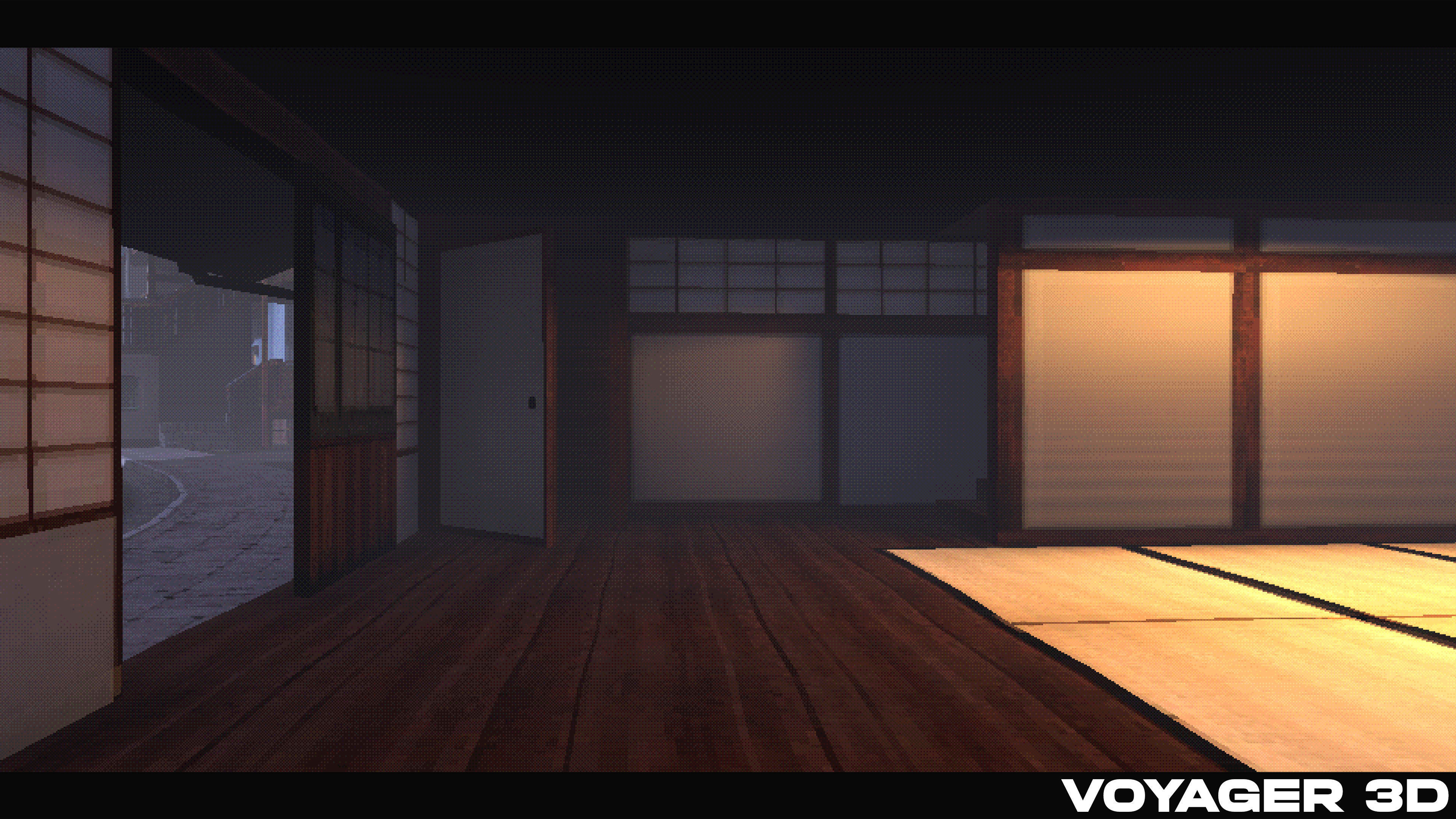 Retro Style Japanese Rural Town Low-poly 3D model_34