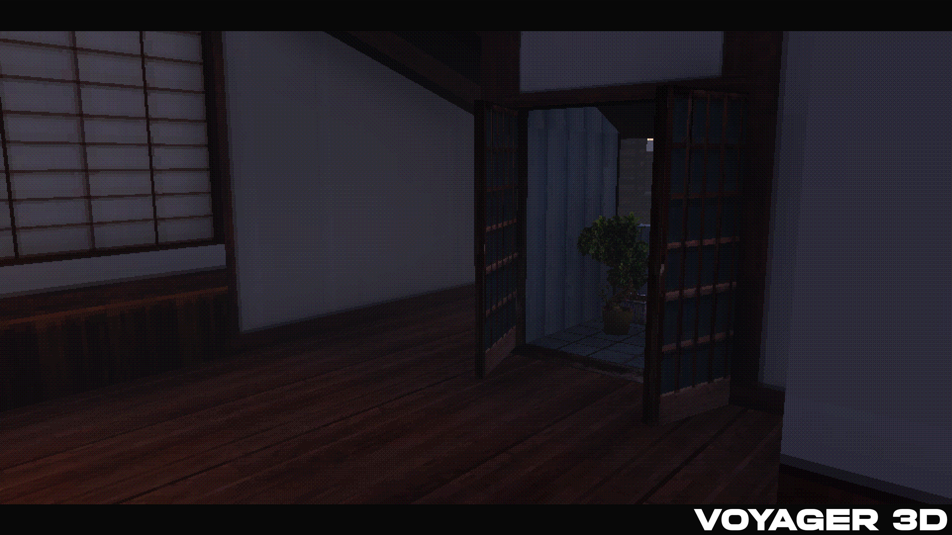 Retro Style Japanese Rural Town Low-poly 3D model_31