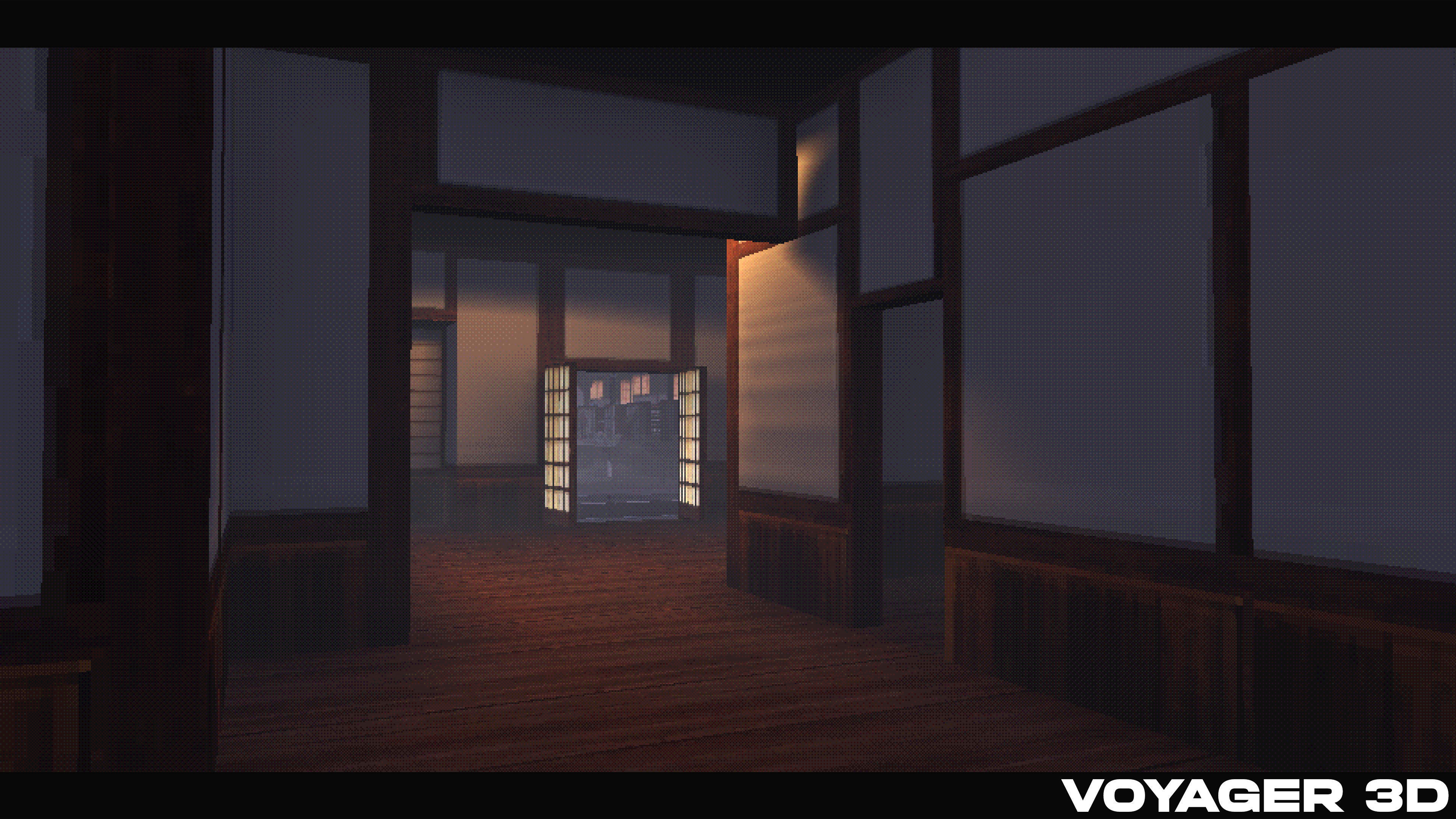 Retro Style Japanese Rural Town Low-poly 3D model_30