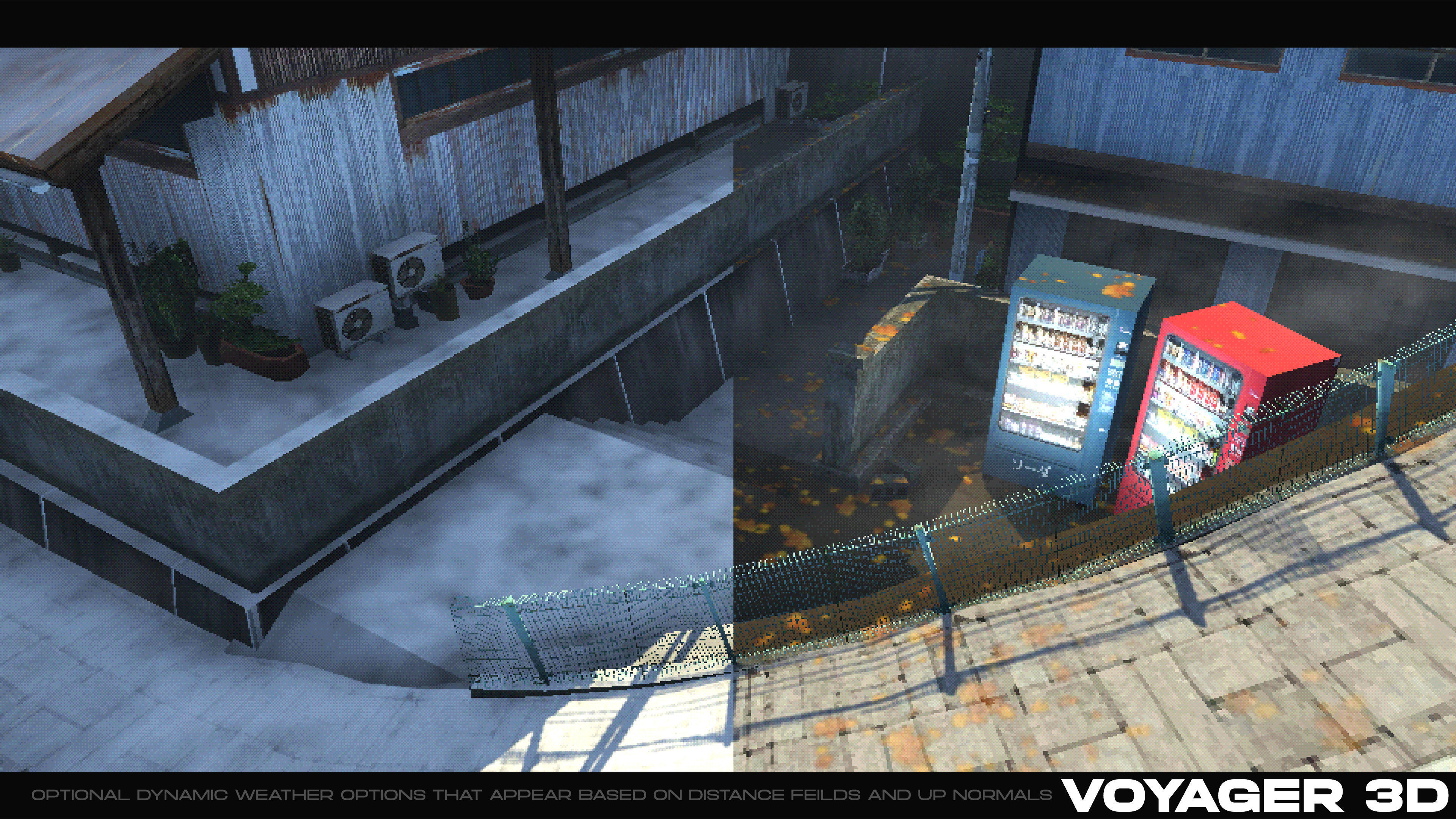 Retro Style Japanese Rural Town Low-poly 3D model_28