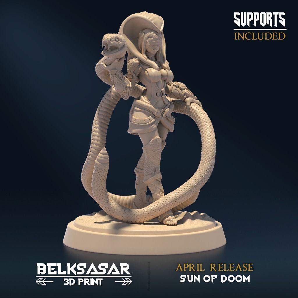 Sandviper Mage Set x2 3D print model_1
