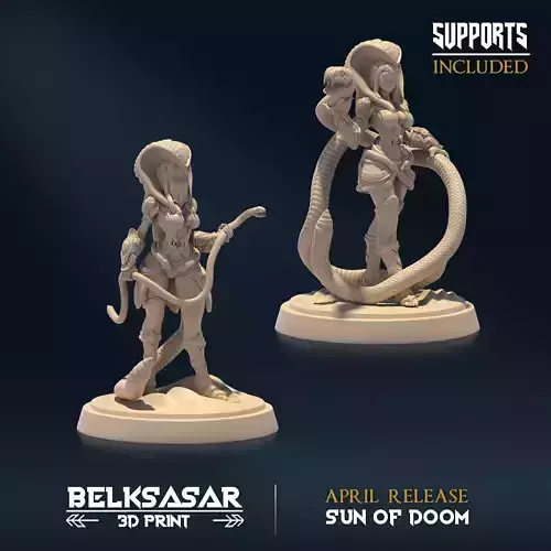 Sandviper Mage Set x2 3D print model