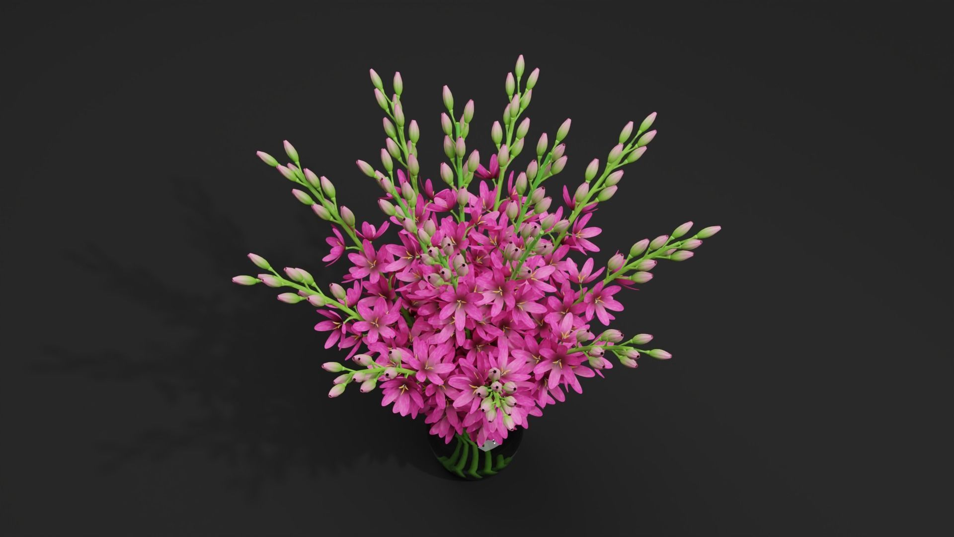 3d Flower bouquet  3D model_2