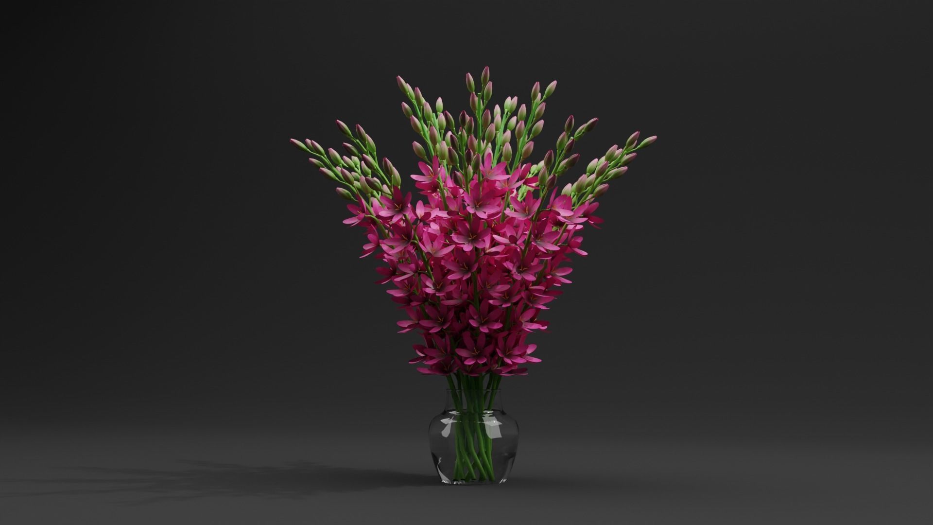 3d Flower bouquet  3D model_3