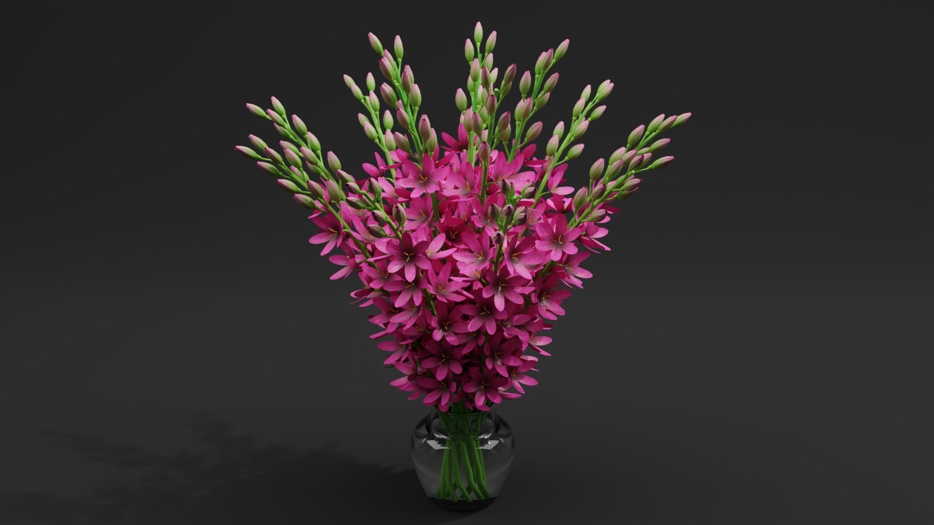 3d Flower bouquet  3D model_1