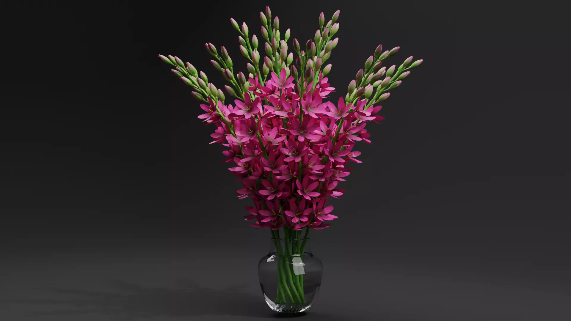 3d Flower bouquet  3D model_0