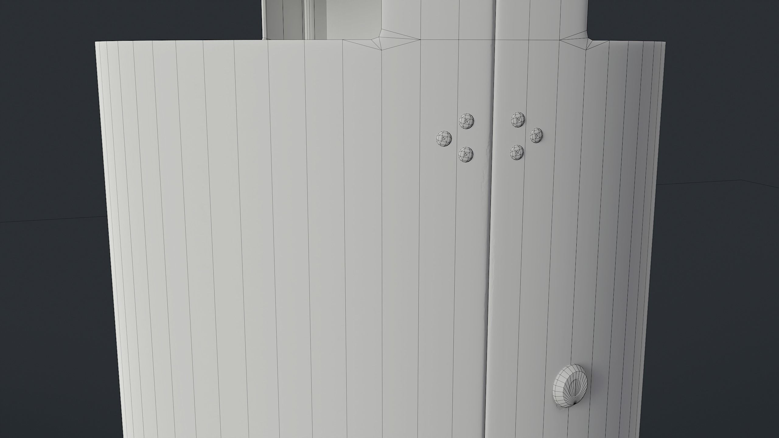 Street Trash Can 15 PBR Game Ready Low-poly 3D model_27