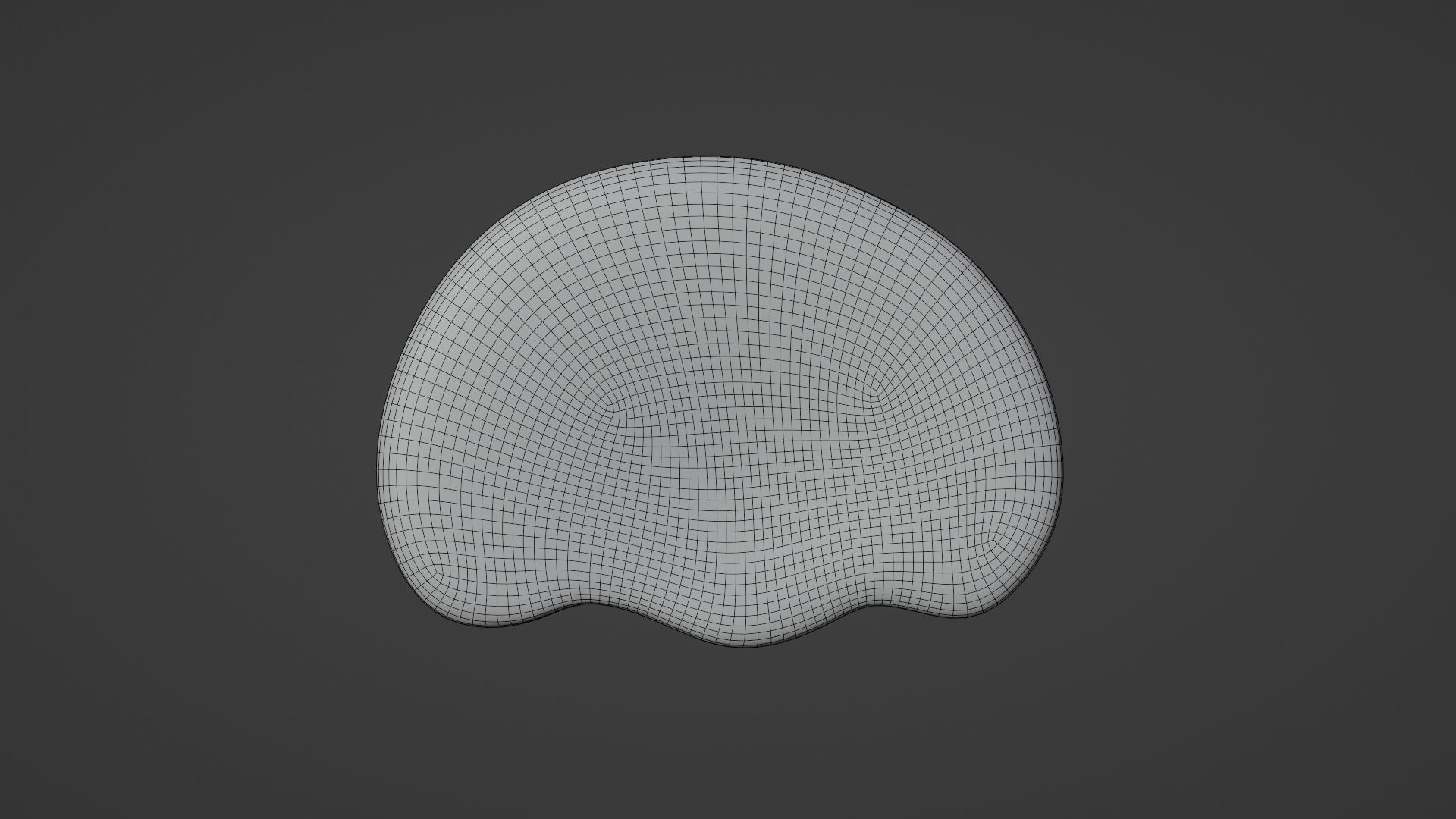 Ganoderma lucidum Low-poly 3D model_12