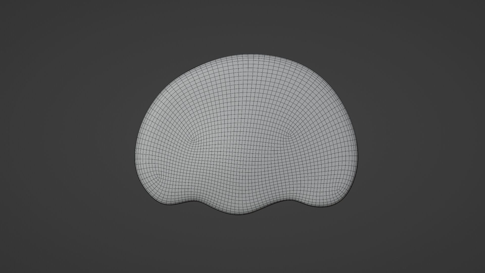 Ganoderma lucidum Low-poly 3D model_11