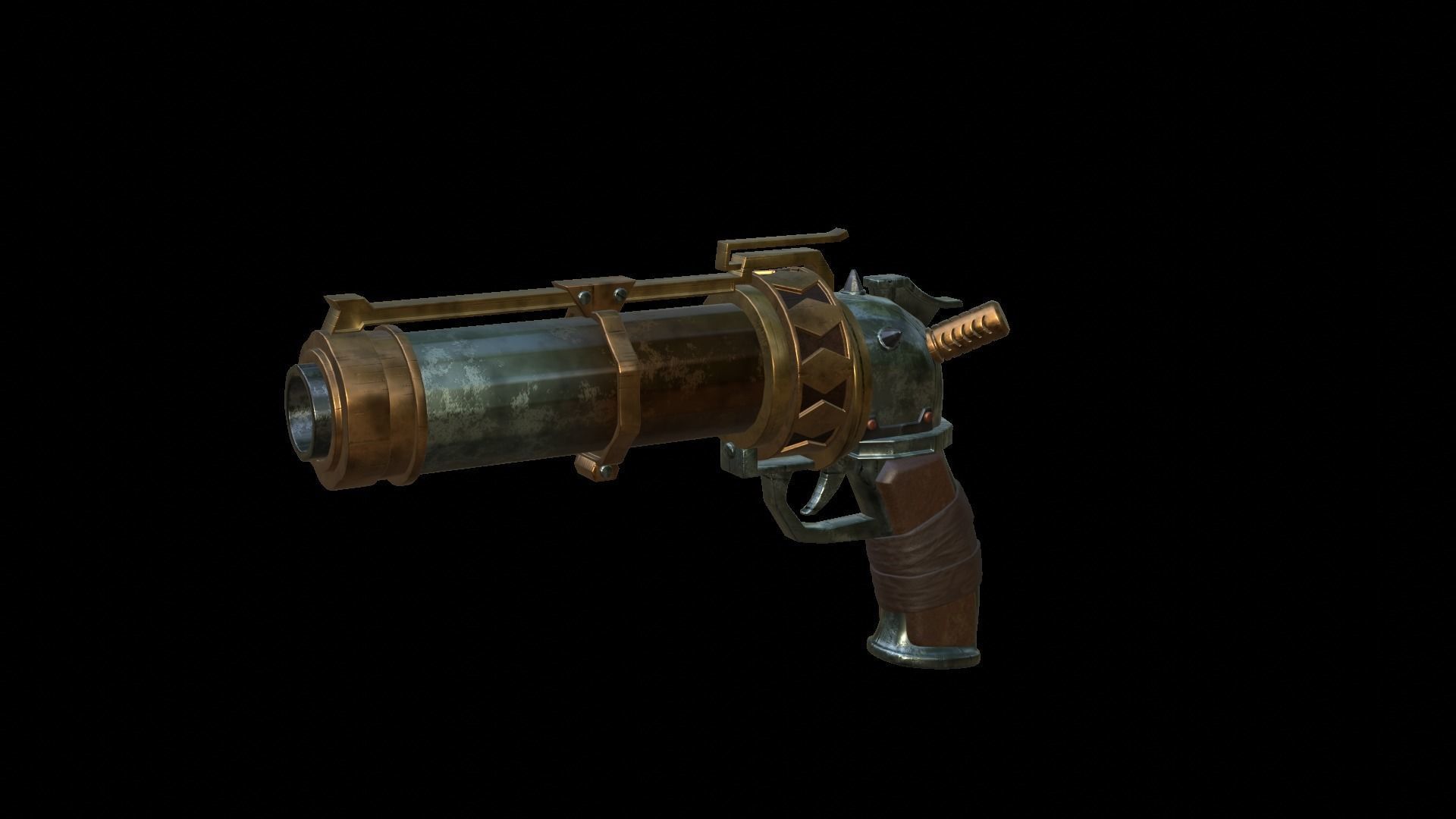 Arcane Jinx Pistol 3D model_5