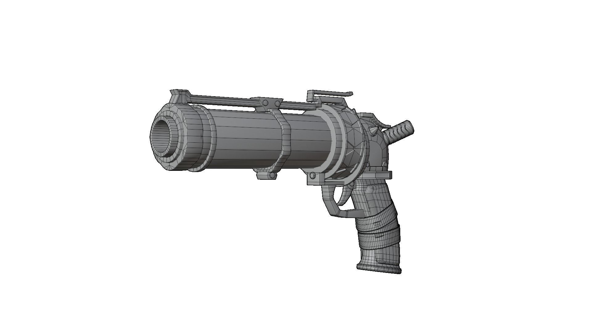 Arcane Jinx Pistol 3D model_6