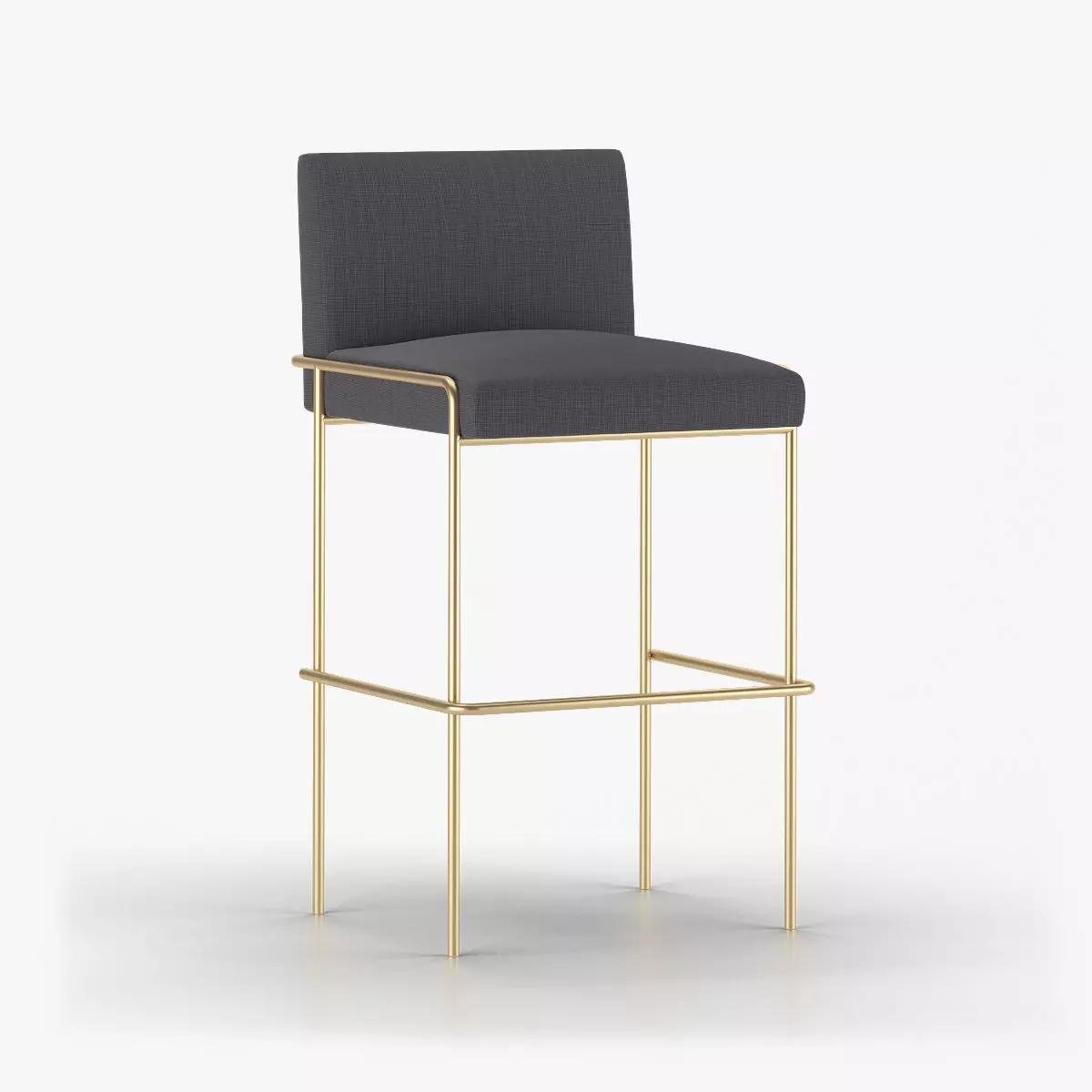 Trolley Bar Stool 3D model