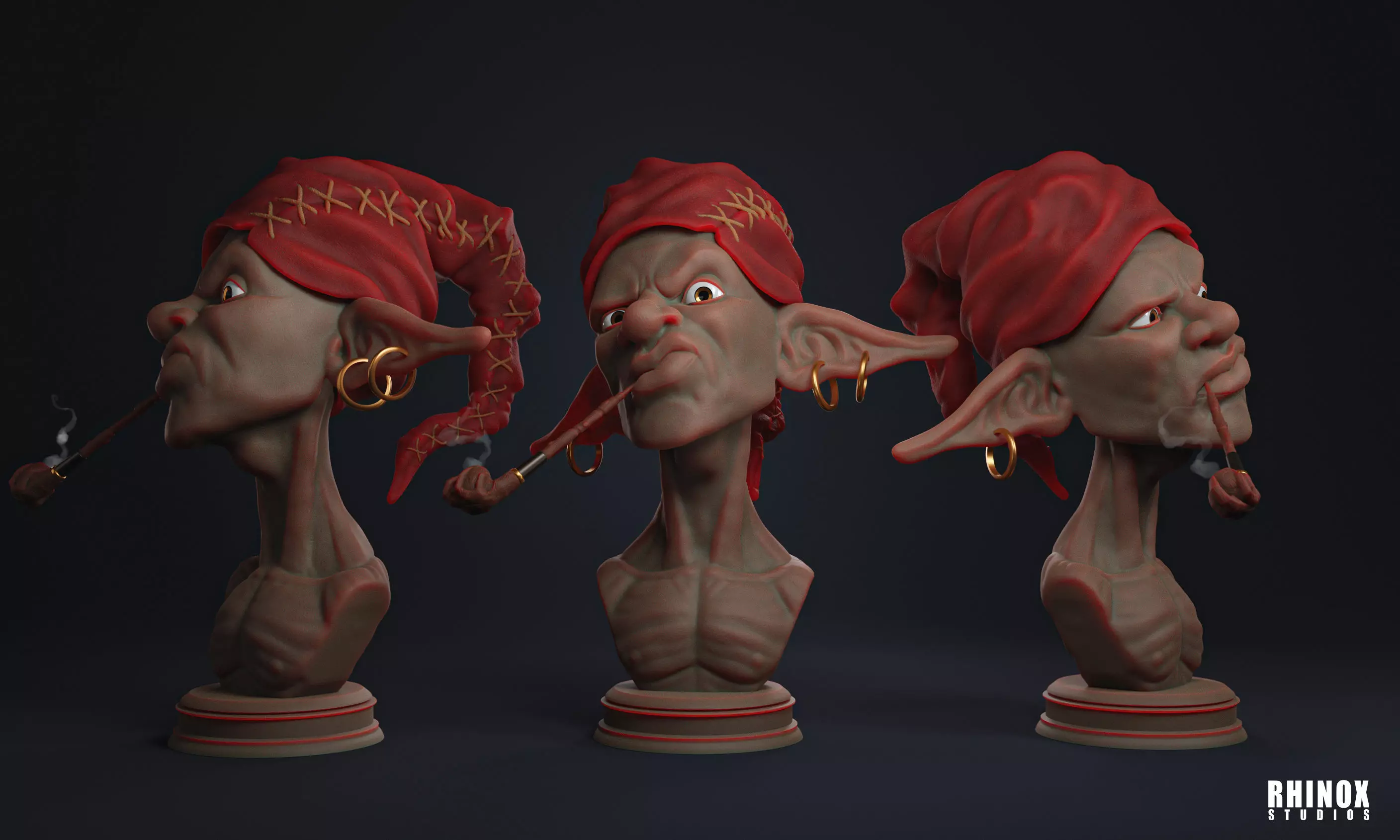 Busto saci 3D print model_0