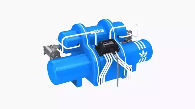 Airlift Performance air suspension kit A Low-poly 3D model