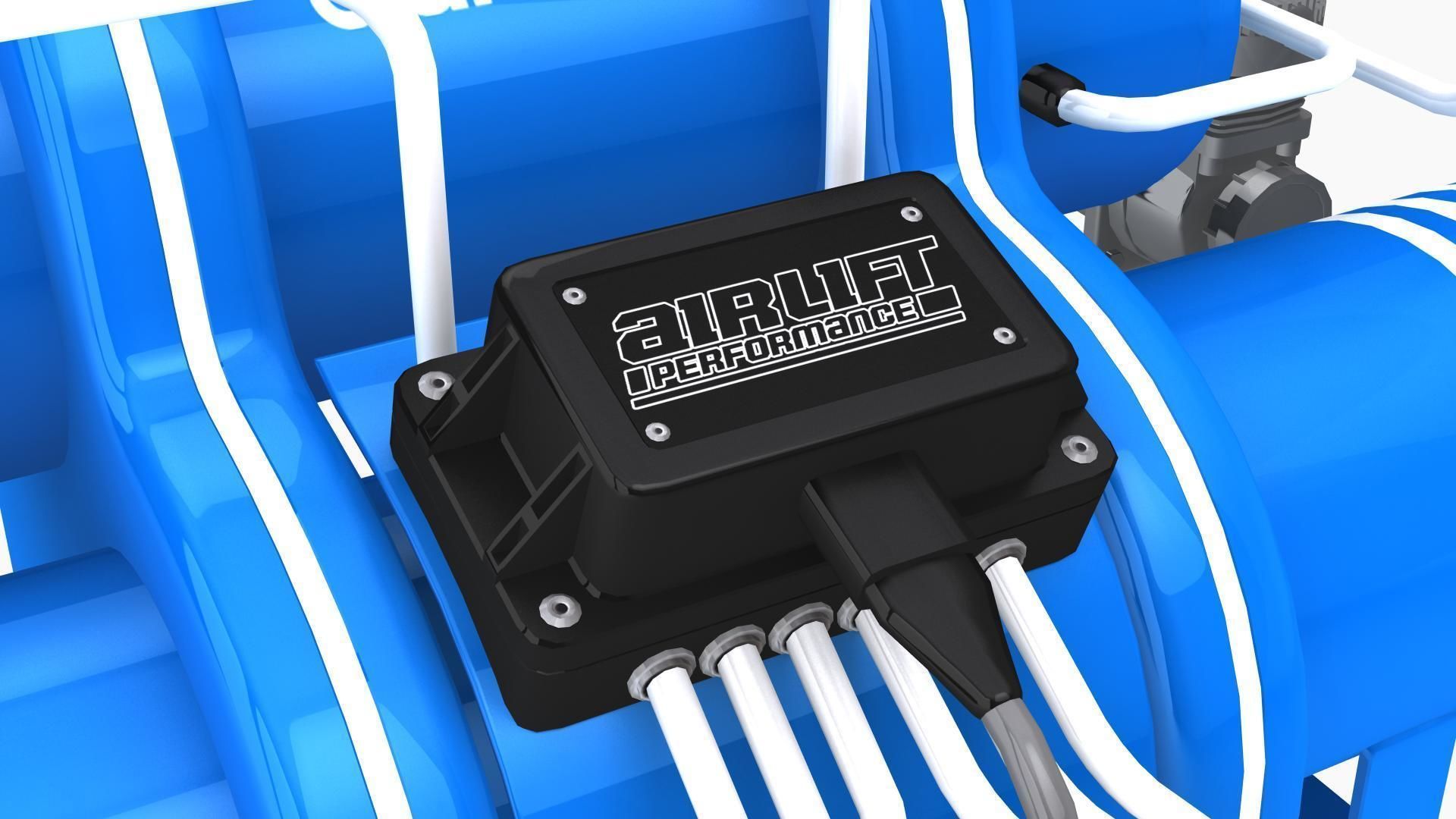 Airlift Performance air suspension kit A Low-poly 3D model_6