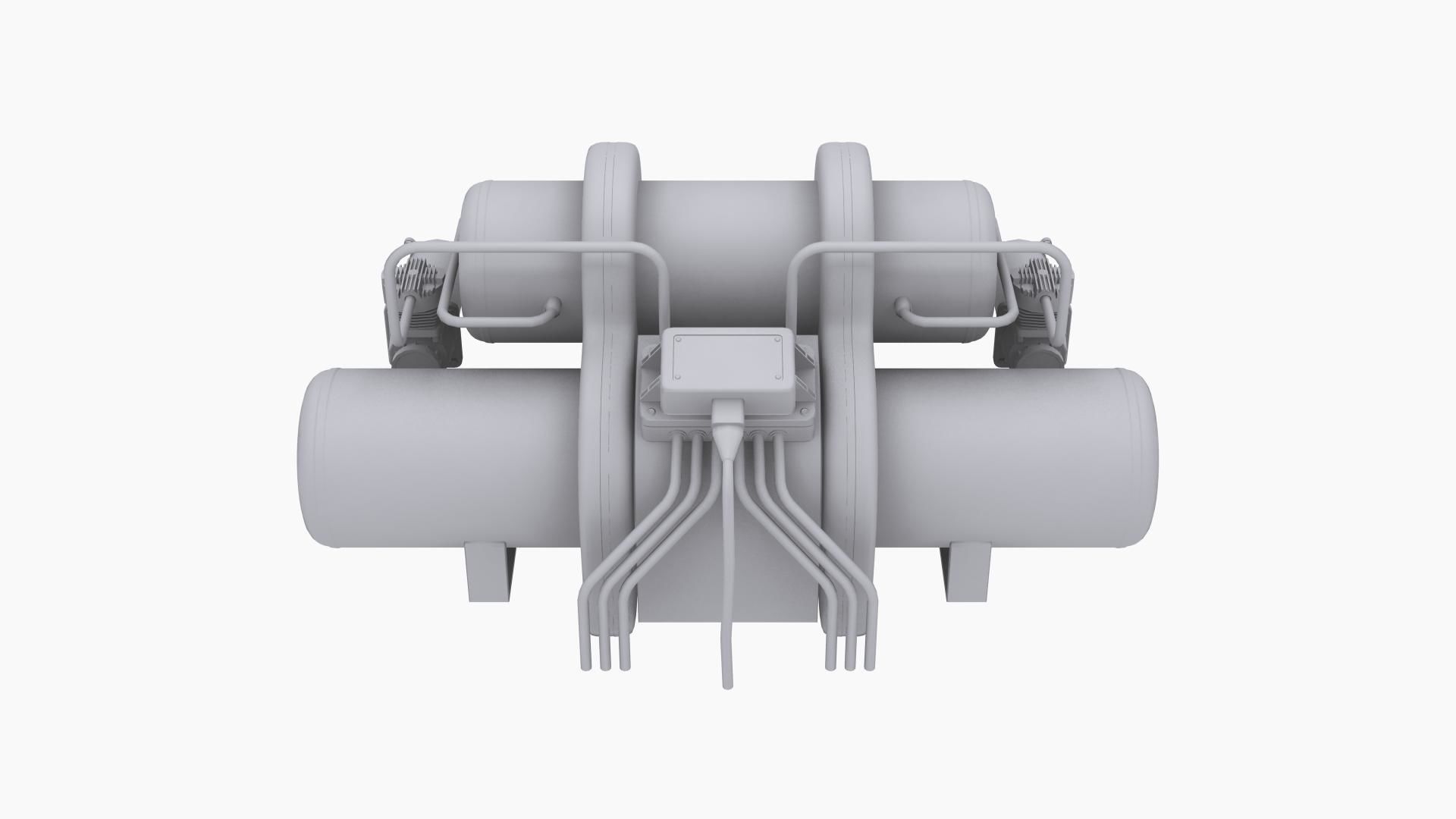 Airlift Performance air suspension kit B Low-poly 3D model_8